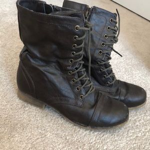 Madden Girl Combat Boots